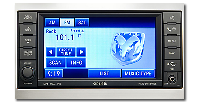 in-dash satellite radio