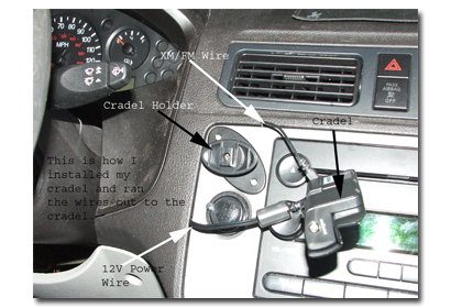 satellite radio install