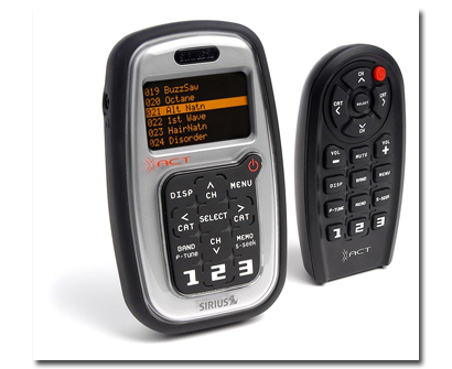 sirius satellite radio receiver
